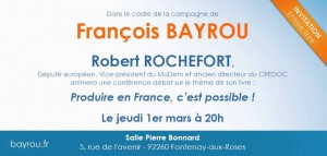 ROCHEFORT - Invitation 1er mars 2012